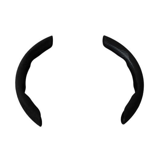 ALCANTARA STEERING  WHEEL COVER (CARBON)