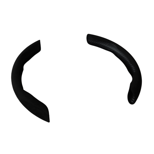 ALCANTARA STEERING  WHEEL COVER (CARBON)
