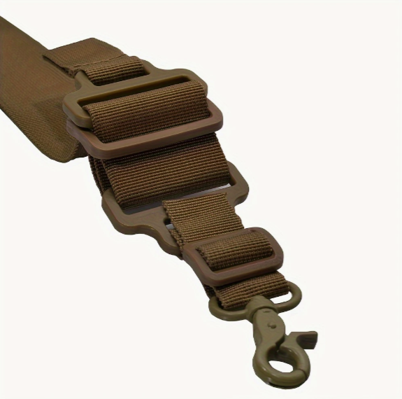 2-Point Adjustable Rifle Sling with Ammo Holder & Quick-Release Hooks