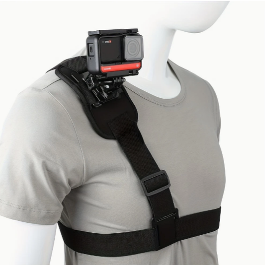 ADJUSTABLE ACTION CAMERA HARNESS