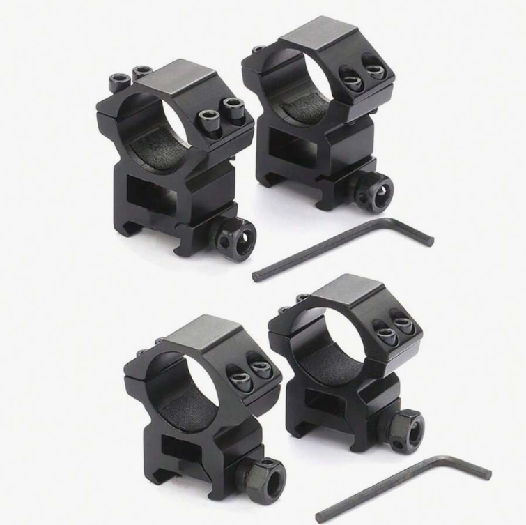 1 Pair (2pcs) Universal 25.4mm Scope Clamps